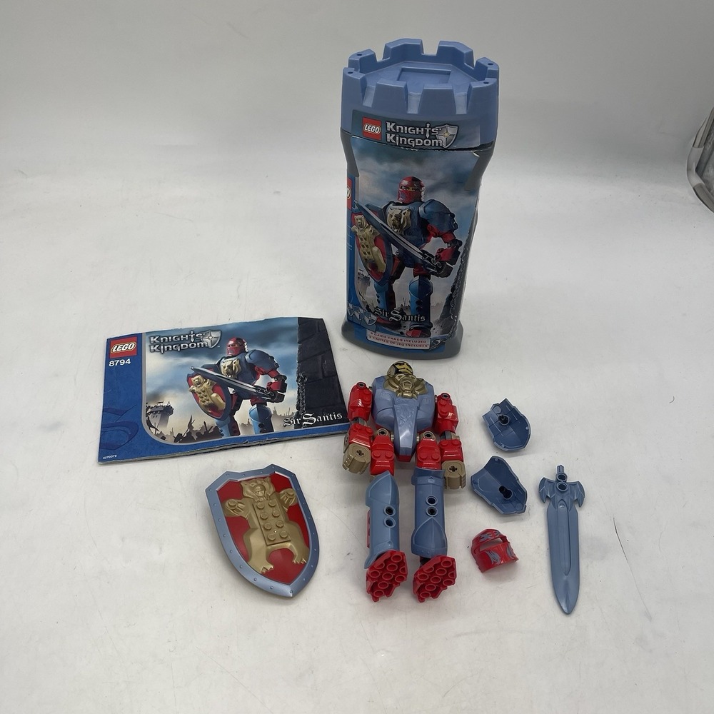 LEGO Knights' Kingdom II Sir Santis 8794 Complete Good Condition